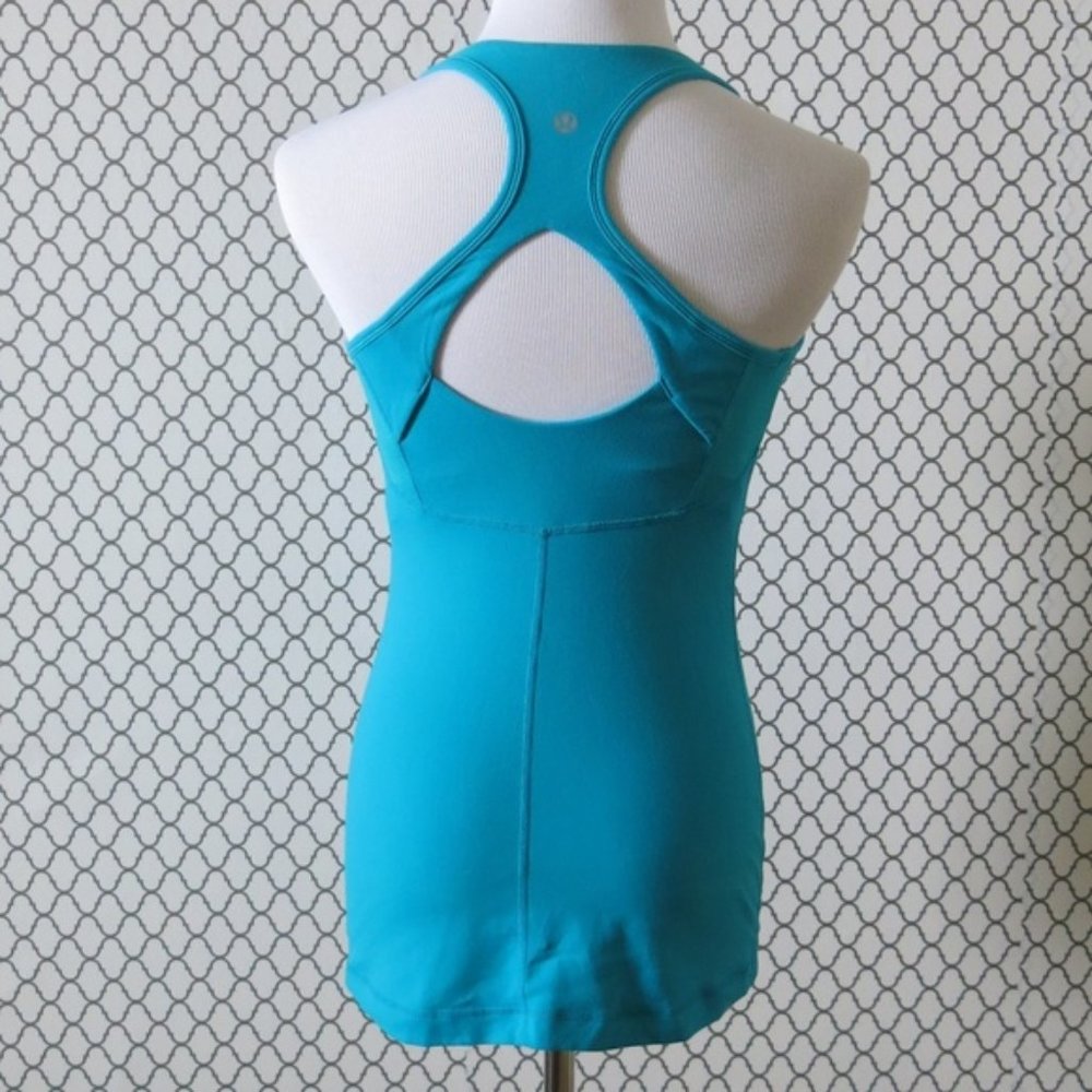 Lululemon Athletica Racerback Gym Sportswear Workout Tank Top - Size 4